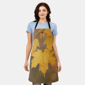Tablier Feuilles de érable d'automne doré (Porté)
