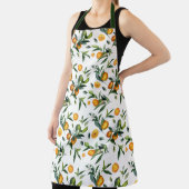 Tablier feuilles de fleurs blanches d'agrumes vibrants Été (Insitu)