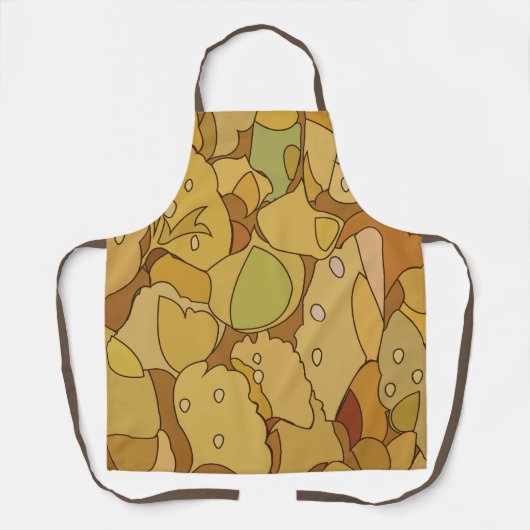 Tablier Feuilles de Ginkgo (Recto)