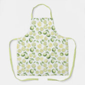 Tablier Feuilles de Limes Vertes Fruit (Recto)