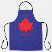 TABLIER FEUILLES DE MAPLE PEINTES (Recto)