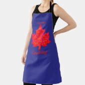 TABLIER FEUILLES DE MAPLE PEINTES (Insitu)