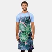 Tablier Feuilles de Monstera Tropical (Porté)