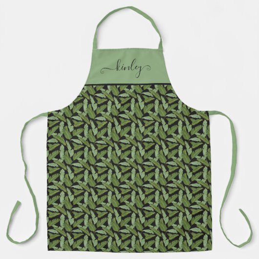 Tablier Feuilles de palmiers (Recto)