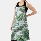 Tablier Feuilles de palmiers tropicaux, monstère, feuille  (Insitu)