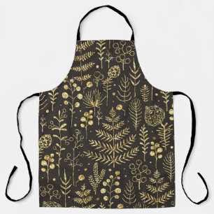 Tablier Feuilles de vacances : Motif de pin Vintage