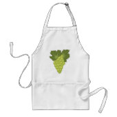 Tablier Feuilles de vigne de raisins verts Fruit frais (Devant)