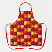 Tablier Feuilles d'érable d'automne (Recto)