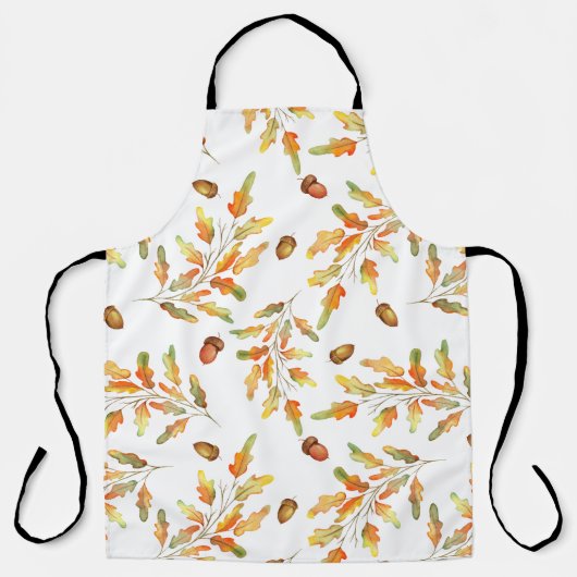 Tablier Feuilles et cornes d'automne (Recto)