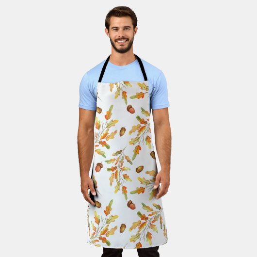 Tablier Feuilles et cornes d'automne (Porté)