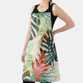 Tablier Feuilles et fleurs tropicaux : Motif dynamique (Insitu)