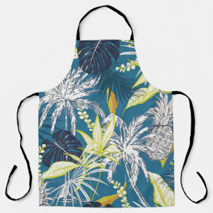 Tablier Feuilles et fruits de la forêt tropicale colorée