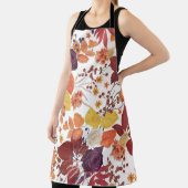 Tablier Feuilles et Roses de l'automne (Insitu)