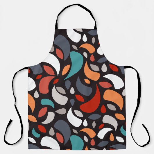 Tablier Feuilles géométriques (Recto)