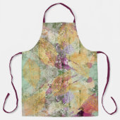 Tablier Feuilles Gold Orange Fall Leaf sur la page de déco (Recto)