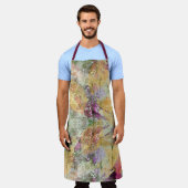 Tablier Feuilles Gold Orange Fall Leaf sur la page de déco (Porté)