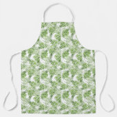 Tablier Feuilles Green Palm (Recto)