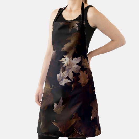 TABLIER FEUILLES MAPLE BROWN (Insitu)