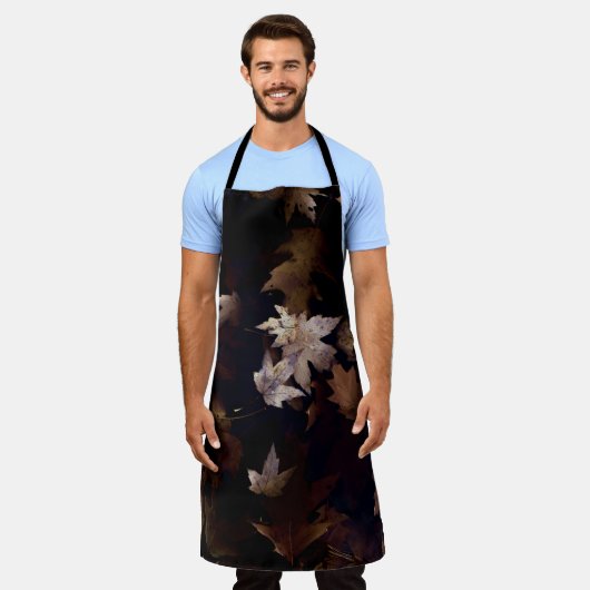 TABLIER FEUILLES MAPLE BROWN (Porté)