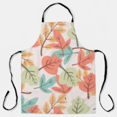 Tablier Feuilles multicolores (Recto)