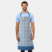 Tablier Feuilles saints de Noël et pétales de fleurs (Porté)