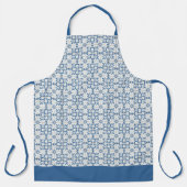 Tablier Feuilles saints de Noël et pétales de fleurs (Recto)