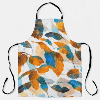 Tablier Feuilles Silhouette : aquarelle, PA sans fil numér