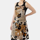 Tablier Feuilles tropicaux Abstraits et camoufle léopard g (Insitu)