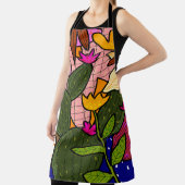 Tablier feuilles tropicaux Abstraits et fleurs (Insitu)