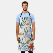 Tablier Feuilles tropicaux : Arrière - plan Abstrait à la  (Porté)