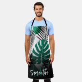 Tablier Feuilles tropicaux d'été (Porté)