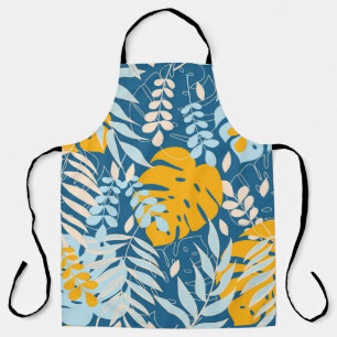 Tablier Feuilles tropicaux : Jungle Abstraite