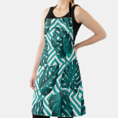 Tablier Feuilles tropicaux : Motif Floral sans joint. (Insitu)