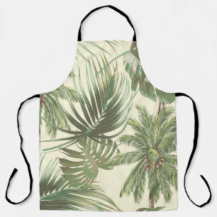 Tablier Feuilles tropicaux motif sans couture