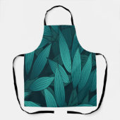 Tablier Feuilles tropicaux rayonnants (Recto)