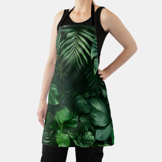 Tablier Feuilles tropicaux verdoyants (Insitu)