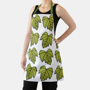 Tablier Feuilles Vertes de Vigne de Raisin