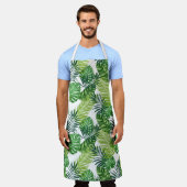 Tablier Feuilles verts tropicaux (Porté)