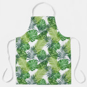 Tablier Feuilles verts tropicaux (Recto)