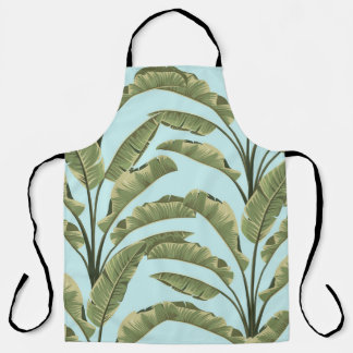 Tablier Feuilles vintages de bananes : Tropical Sans Seaml