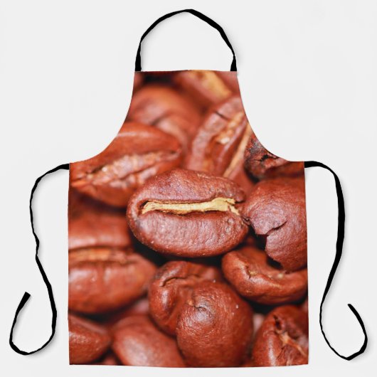 Tablier Fèves de café Brown grillées (Recto)