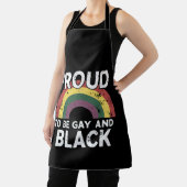 Tablier Fier D'Être Gay Et Black Pride Mois 2025 (Insitu)