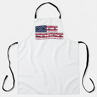 Tablier Fier drapeau américain USA 4 juillet