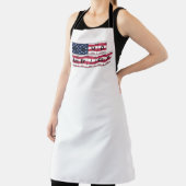 Tablier Fier drapeau américain USA 4 juillet (Insitu)