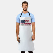 Tablier Fier drapeau américain USA 4 juillet (Porté)