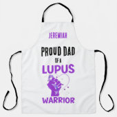 Tablier Fier Papa LUPUS Fête des pères GUERRIÈRE (Recto)