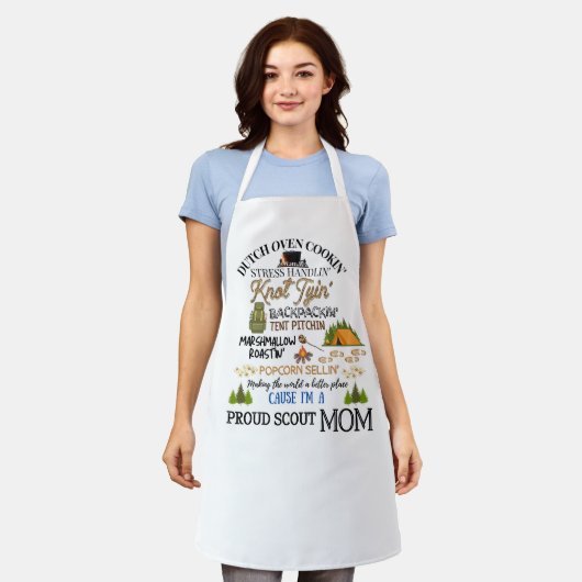 Tablier Fier Scout Maman Apron (Porté)