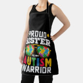 Tablier Fier Soeur D'Un Autisme Guerrier Famille (Insitu)