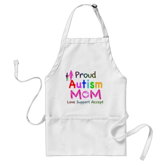 Tablier Fière maman de l'autisme (Devant)