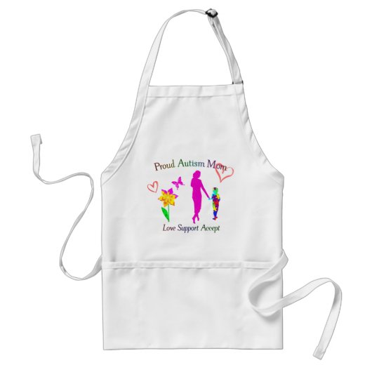 Tablier Fière maman de l'autisme (Devant)